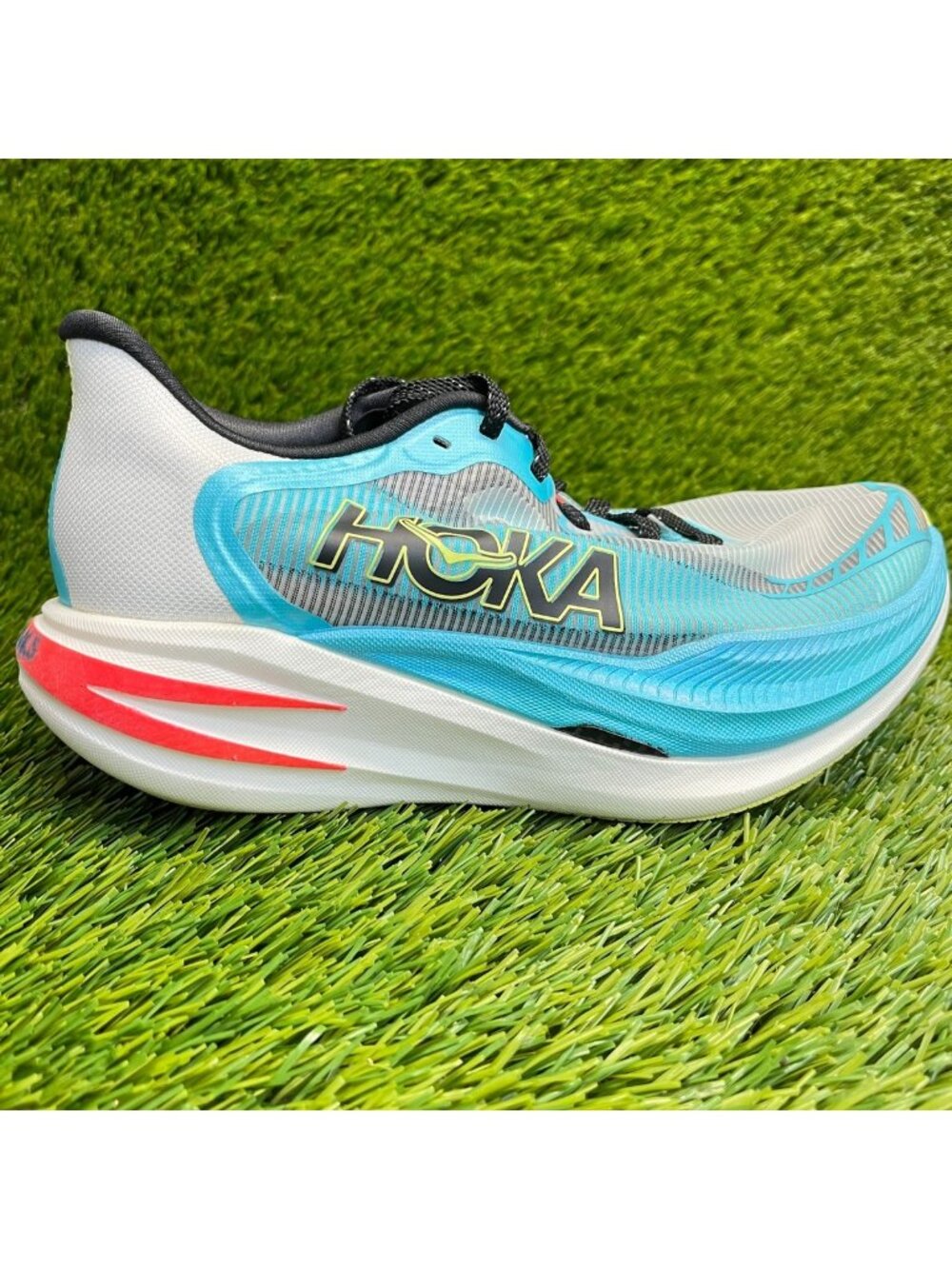 Hoka One One Cielo X1 2.0 Womens Size 6.5 Blue Gray Running Shoes Sneakers